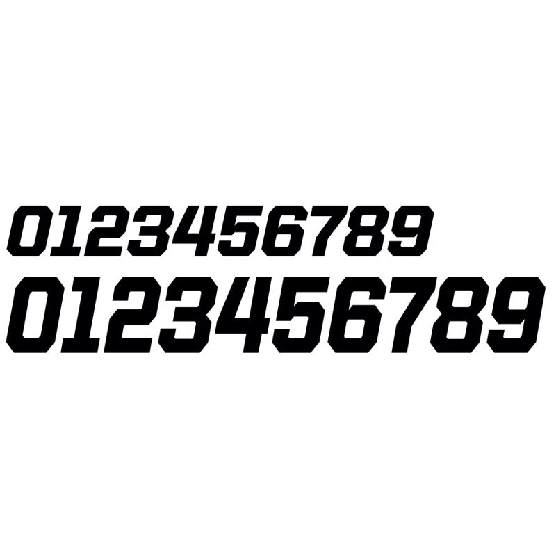 D'COR VISUALS RACE NUMBER PACK 4'' NUMBER 0 WHITE 45-34-0