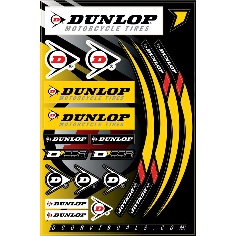 D'COR VISUALS DECAL SHEET 12MIL DUNLOP 40-90-117
