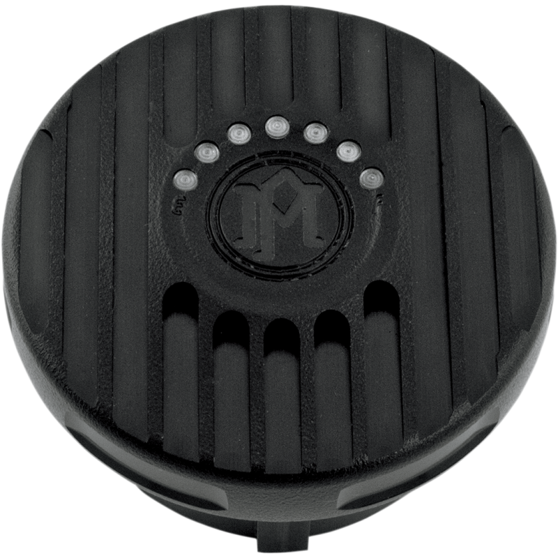 PERFORMANCE MACHINE CAP GAS LED GRIL BO 96-19 0210-2025GRL-SMB