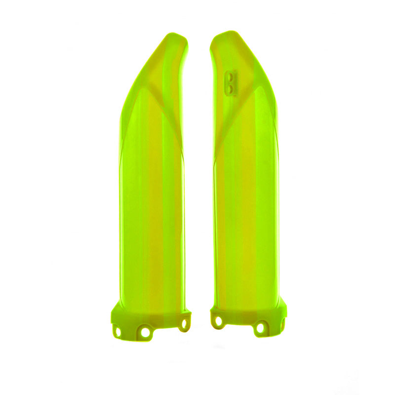 POLISPORT FORK GUARDS KX250/450F(09--) FLO YELLOW 8351800006
