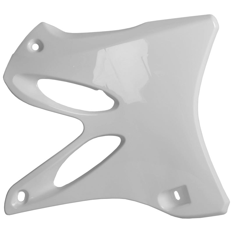 POLISPORT RADIATOR SCOOPS WHITE YZ125-250 02-08. 8426000001