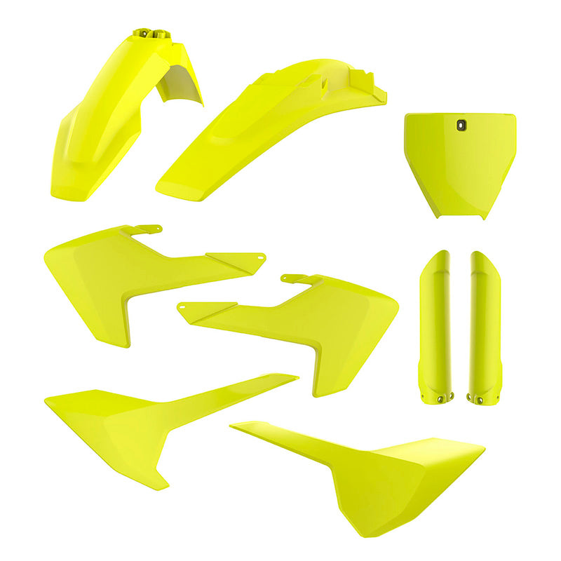 POLISPORT COMPLETE KIT TC/FC MODELS 16-17 FLO YELLOW 90741