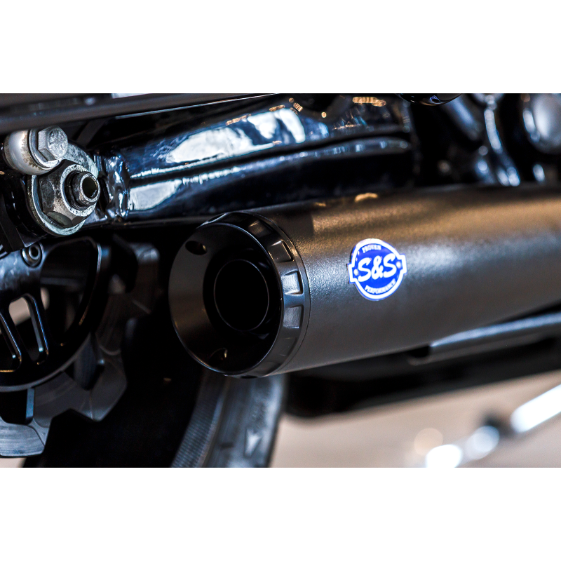 S&S CYCLE EXH 50ST 2-1 GAR.BL 20FL 550-1027A