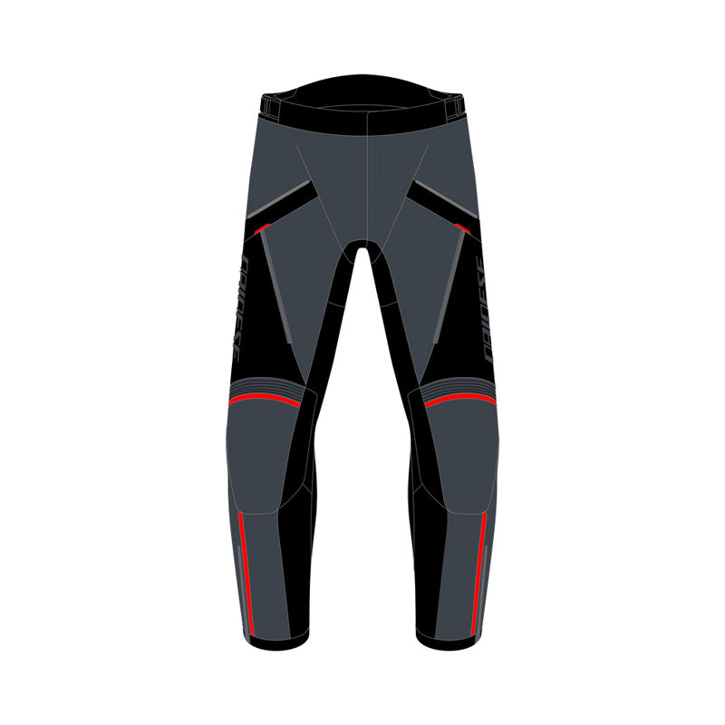 DAINESE TEMPEST 3 D-DRY PANTS EBONY/BLACK/RED 58 1674591-80E-58