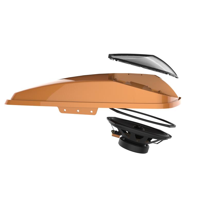 HOGTUNES REPLACEMENT LID WITH XL SERIES 6X9" 14-23 FLH/FLTR 692 XL LID-RM