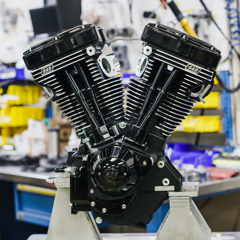 S&S CYCLE ENGINE V124 BLACK ED LB 310-1158