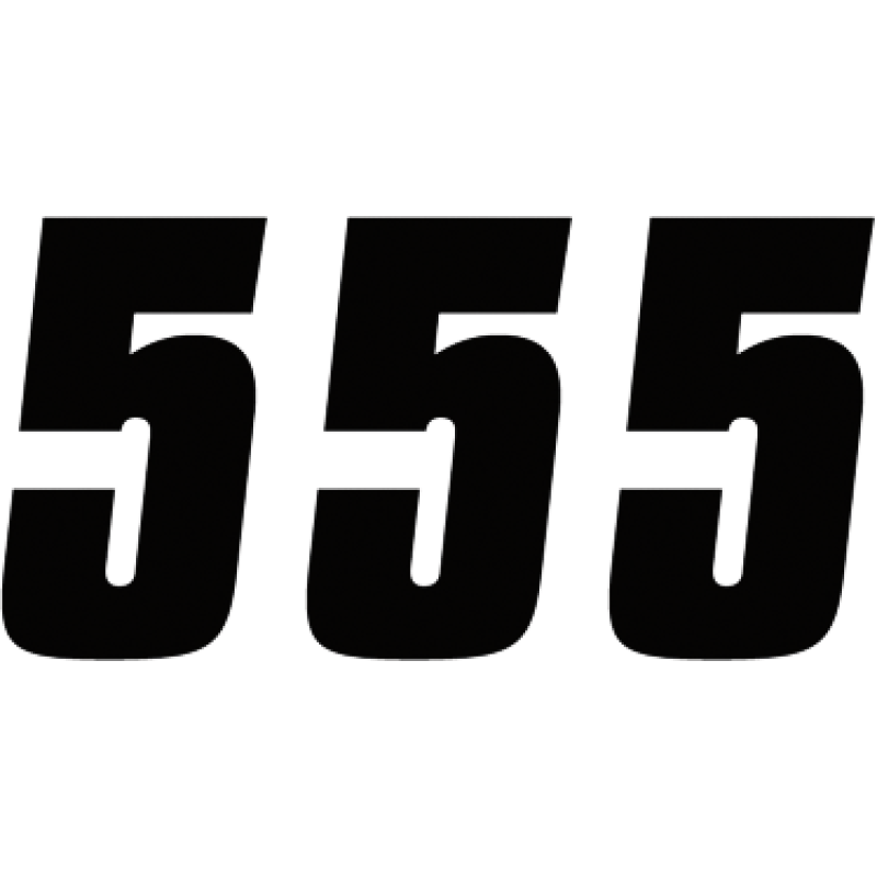 FACTORY EFFEX FACTORY 4" NUMBER BLACK #5 08-90005