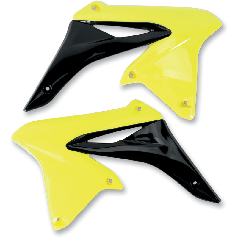 UFO RMZ250 RAD COVER YELLOW SU04928-102