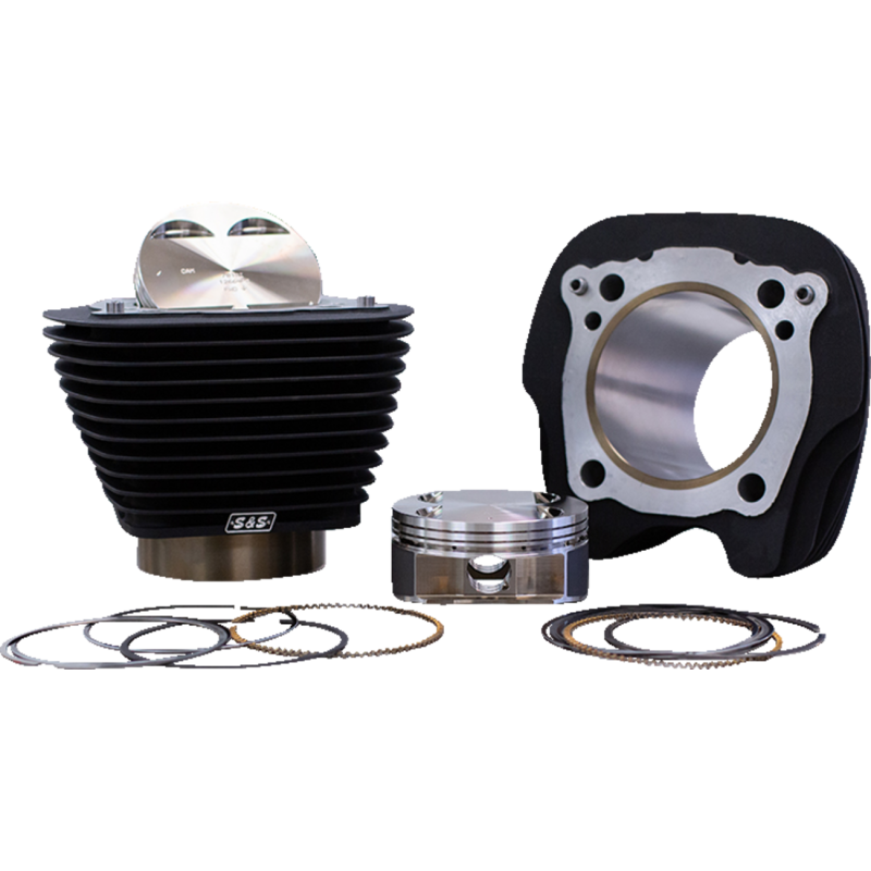 S&S CYCLE CYLINDER KT 129 BLACK M8 910-0844