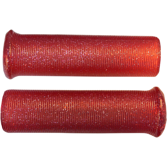 EMGO GRIP RETRO METAL 1" RED 42-21114