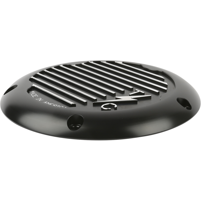 THRASHIN SUPPLY CO. COVER DERBY FINNED M8 BLK TSC-3017-4