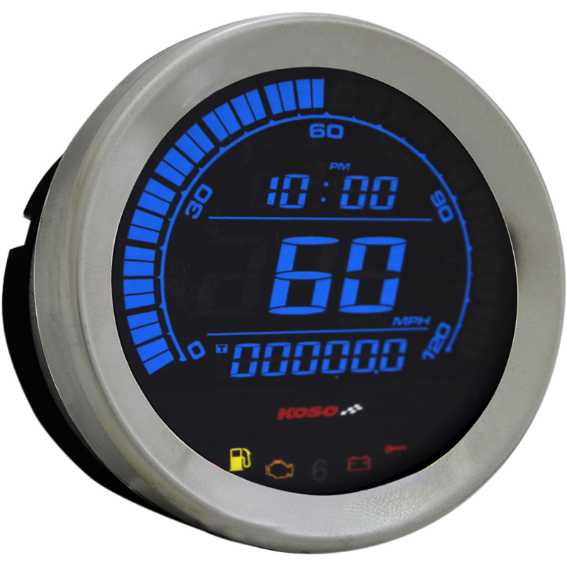 KOSO NORTH AMERICA SPEEDO HD 4" CHROME BA051000