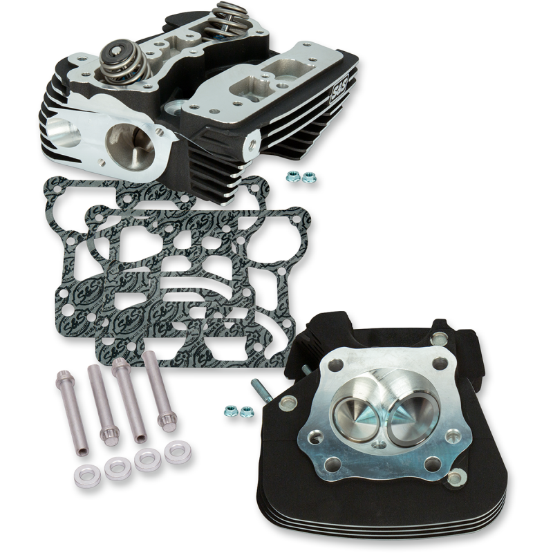 S&S CYCLE HEAD, KIT, 4-1/8" BORE, STOCK BOLT PATTERN,.650" STEEL,W/O C 900-0349