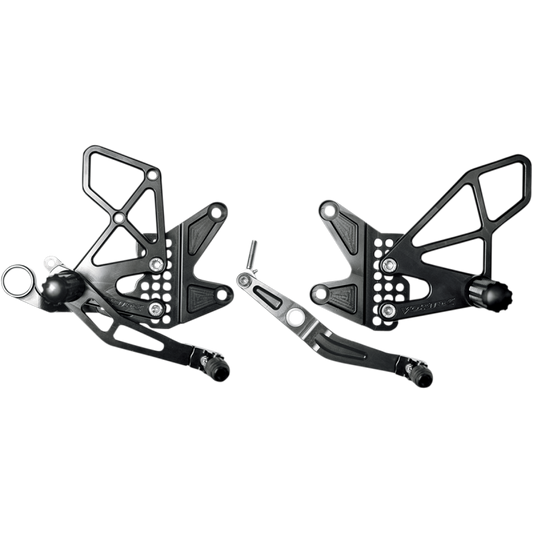 VORTEX 06-15 R6 REARSETS BLACK V2 RS616K