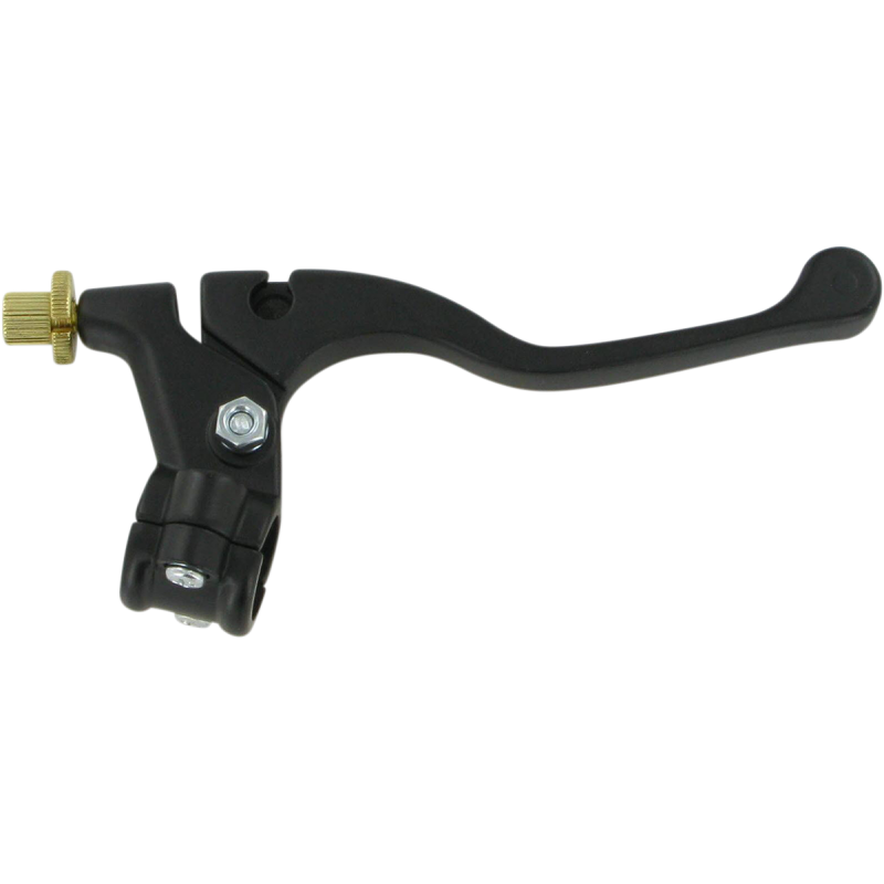 PARTS UNLIMITED SHORTY LEVER KAW/SUZ/YAM-BLACK-LEFT 43-4104L