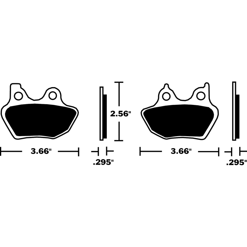 DP BRAKES DP918 STANDARD COMPOUND BRAKE PAD SET DP918