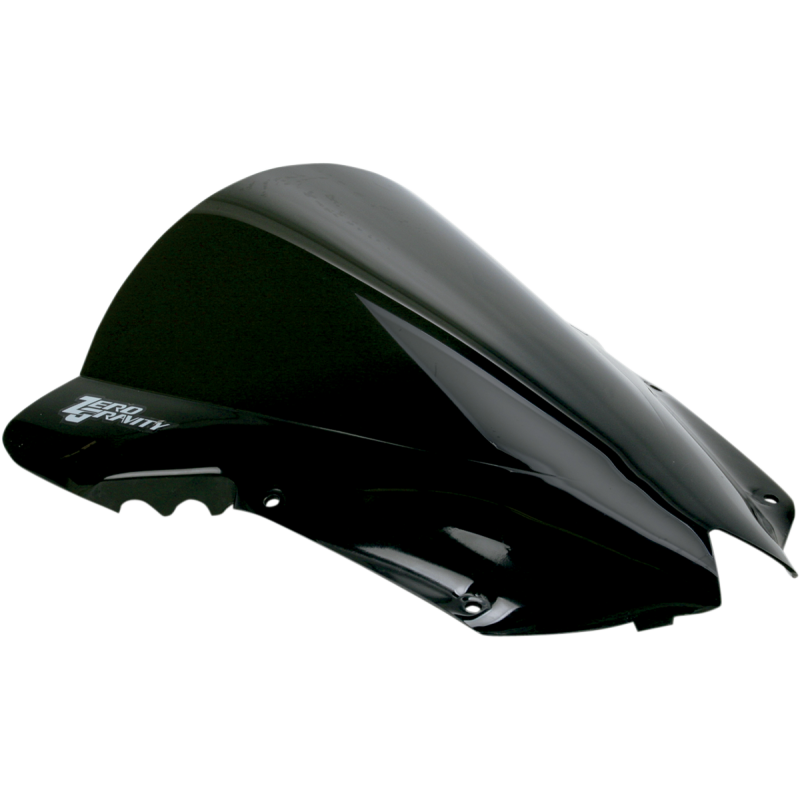 ZERO GRAVITY DOUBLE BUBBLE WINDSCREEN - DARK SMOKE - YZF-R6 08-16 16-580-19