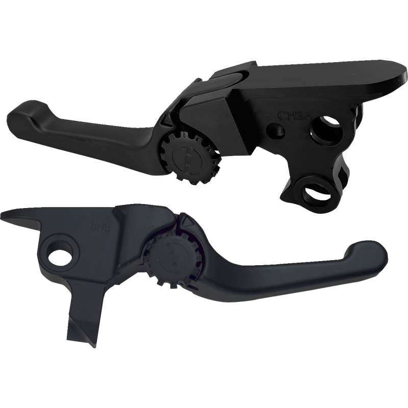 POWERSTANDS RACING LEVER SET - ANTHEM - SHORTY - BLACK 12-01666-22