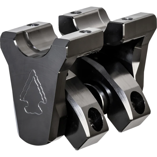 ROX SPEED FX 2" PVT BAR RISERS INDIAN SCOUT ANZD BLK 4R-P2RIN