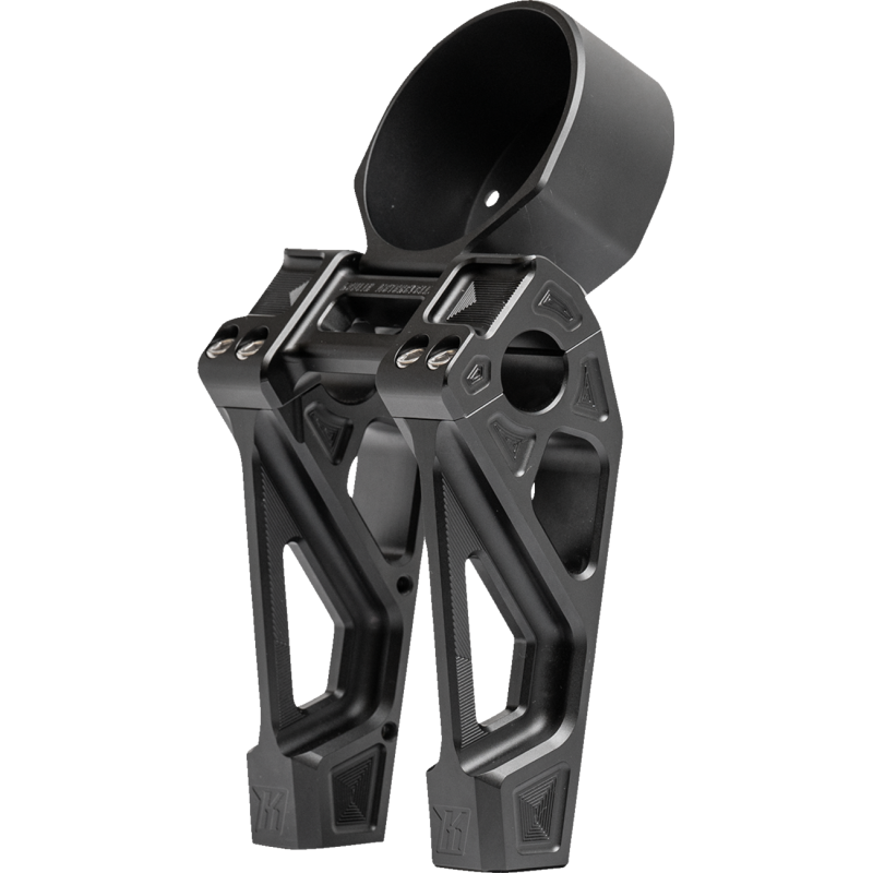 KODLIN FASTBACK RISER UNIVERSAL 6" WITH GAUGE BUCKET BLACK K55132