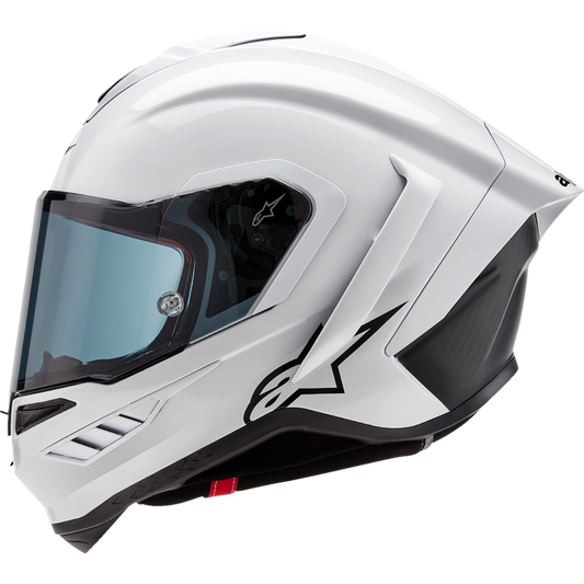 ALPINESTARS (ROAD) S-R10 SOLID HELMET WHT GLS/BLK MT XXL 8200124-2170-2X