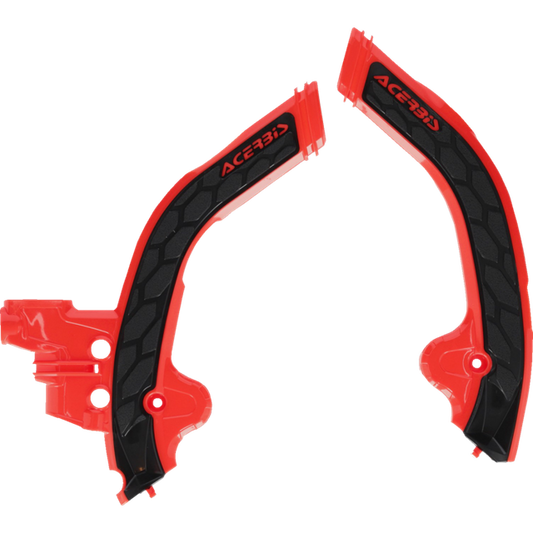 ACERBIS FRAME GUARDS X-GRIPBETA RACE: 250- 480:2024, RED/BLACK 2985451018