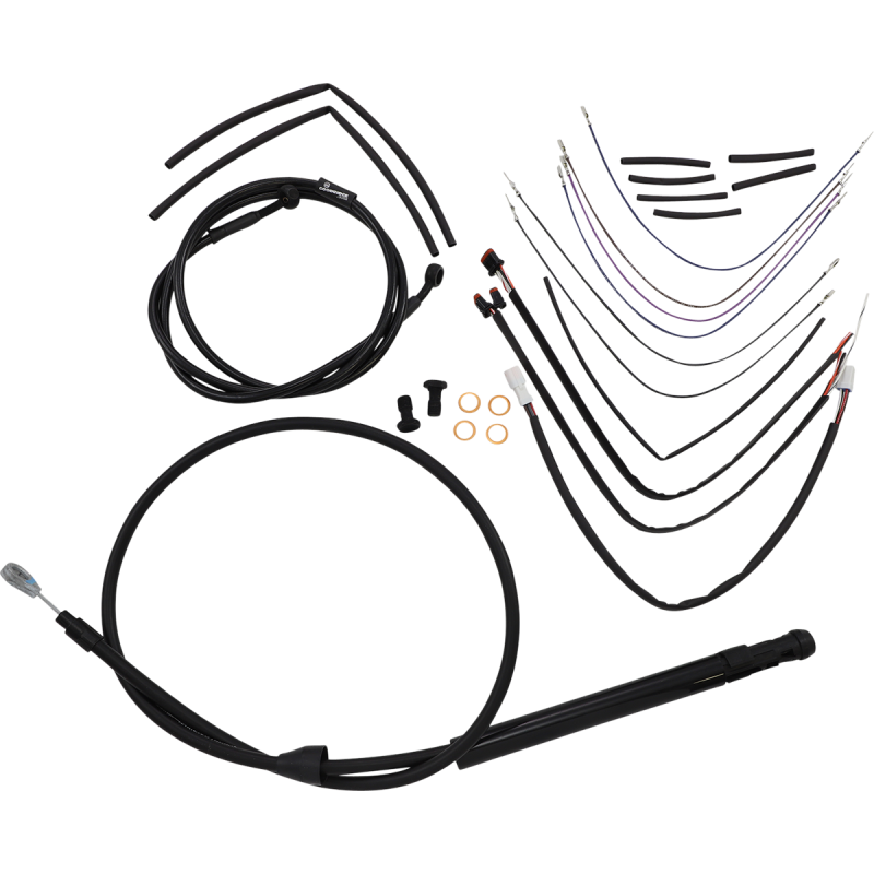 BURLY BRAND CONTROL KIT - 14" APE HANGER HANDLEBARS B30-1260