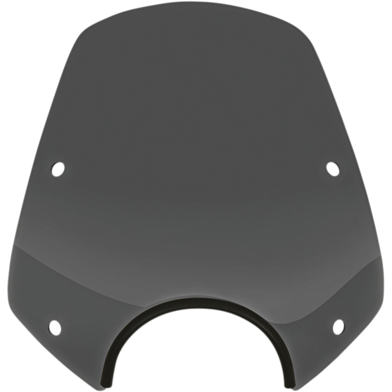 MEMPHIS SHADES HD WINDSHIELD - DEL REY SPORTSHIELD - D-BLK SMOKE MEP50110