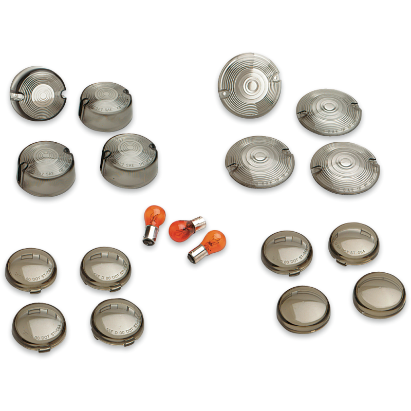 DRAG SPECIALTIES 02-11 V-ROD SMOKED T/S LENS KIT 0906-6315
