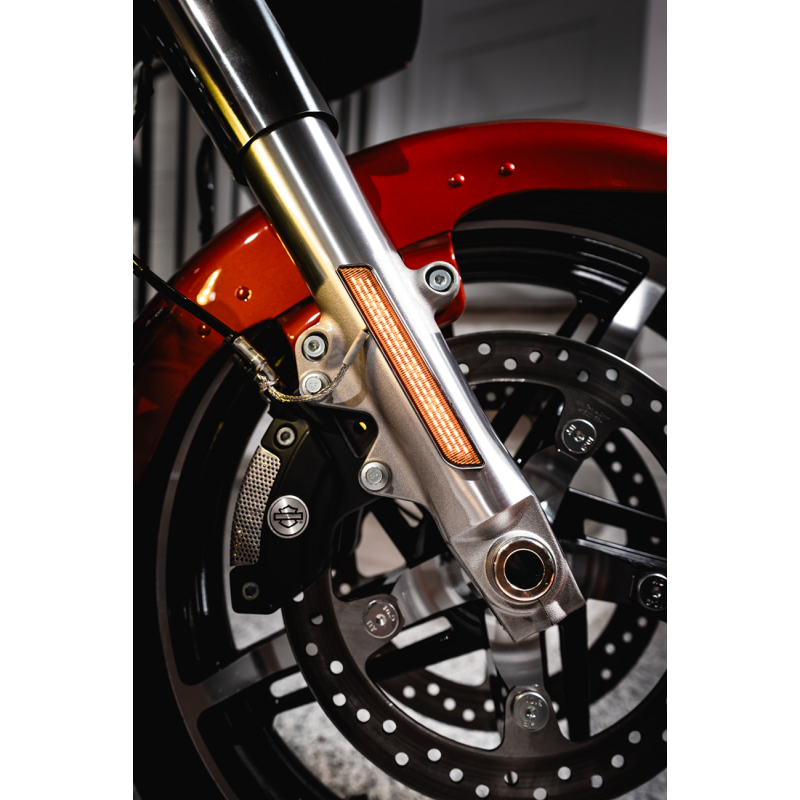 CUSTOM DYNAMICS LIGHT LED FORK AMB CHR CD-FORK-BCM-AC