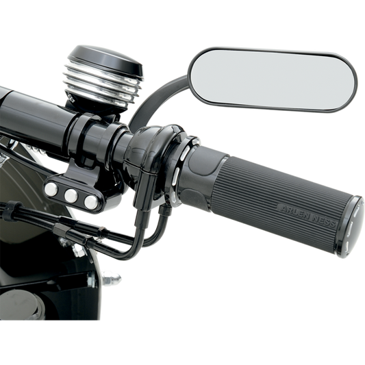 ARLEN NESS BLACK MINI OVAL MIRROR RIGHT (EA) 13-413