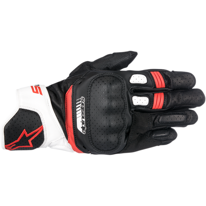 ALPINESTARS (ROAD) GLOVE SP-5 B/W/R 2X 3558517-123-2X