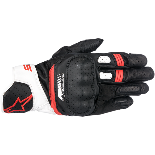 ALPINESTARS (ROAD) GLOVE SP-5 B/W/R M 3558517-123-M