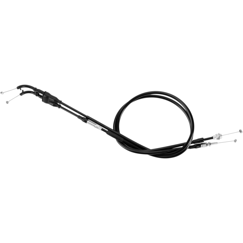 MOTION PRO THROTTLE CABLE PUSH-PULL BLACK VINYL SET 05-0286