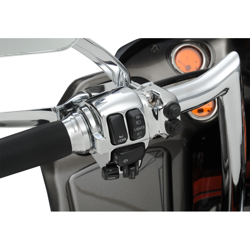 DRAG SPECIALTIES 08-13 FLHT SW/HOUSING W/RADIO/CRUISE 0616-0091