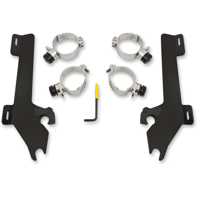 MEMPHIS SHADES METRIC 04-13 VICTORY HAMMER  BW MOUNT KIT BLK MEK1928