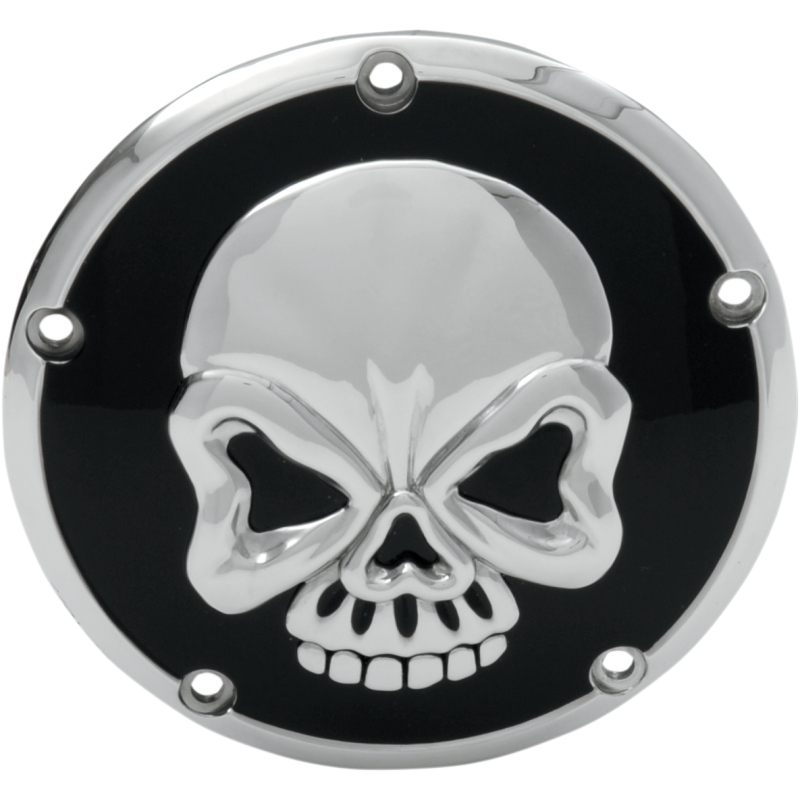 DRAG SPECIALTIES 99-18 B/T DERBY CVR CHSKULL 5HOLE 301019
