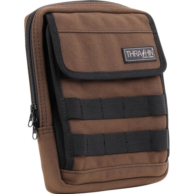 THRASHIN SUPPLY CO. BAG HANDLEBAR TSC SLIM BROWN THB-0032