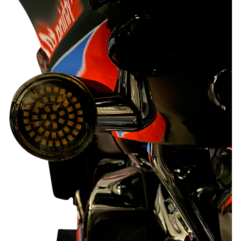 CUSTOM DYNAMICS INSERT LED TSIGNL AMB/WHT (PR) GEN-4-AW-1157