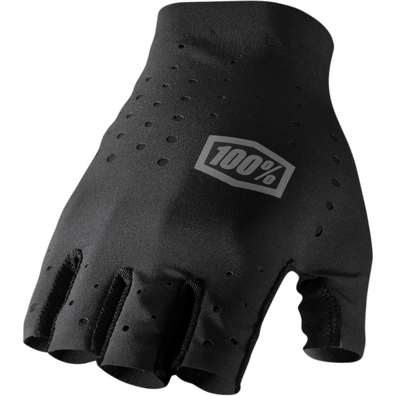 100% SLING BIKE SHORT FINGER GLOVES BLACK SM 10021-00000