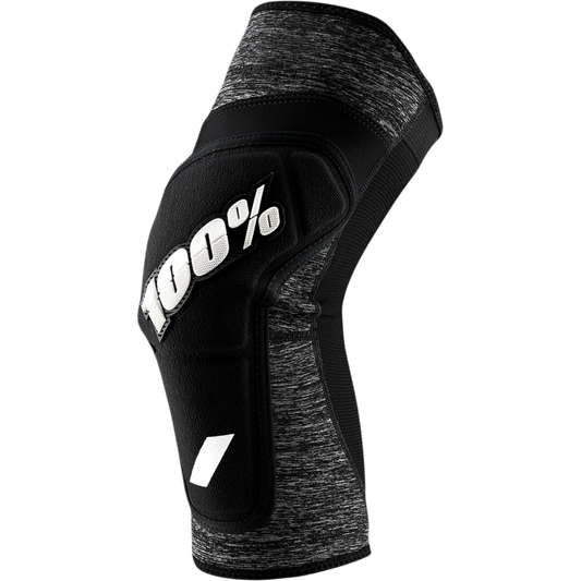 100% RIDECAMP KNEE GUARDS GREY HEATHER/BLACK MD 70001-00006