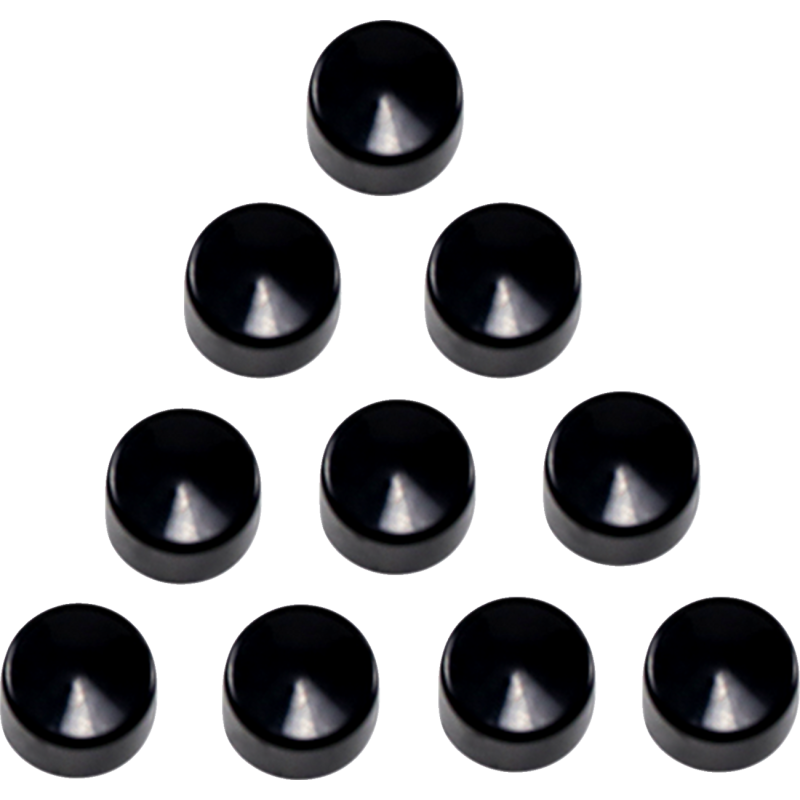 DRAG SPECIALTIES COVER BOLT 1/4 SKT ALN BK 352072
