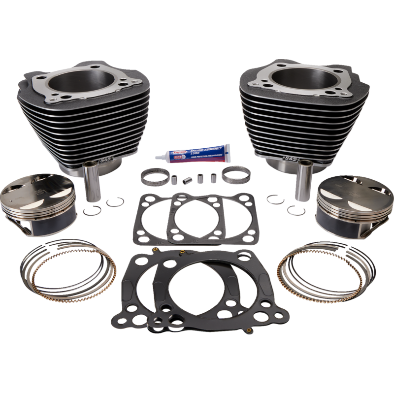 S&S CYCLE CYLINDER KT 128" M8 GRNT 910-0733