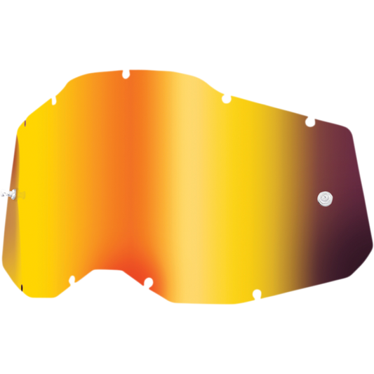 100% AC2/ST2 YOUTH REPLACEMENT LENS - MIRROR RED 59107-00004