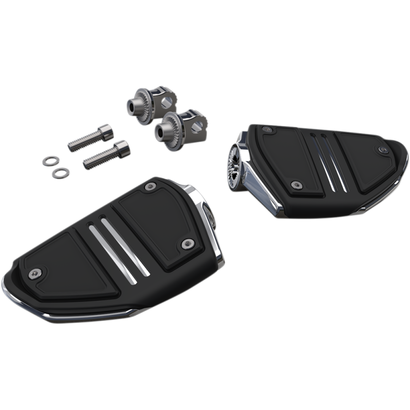CIRO LLC TWIN RAIL FOOTPEG - WITH MOUNT - CHROME 61405