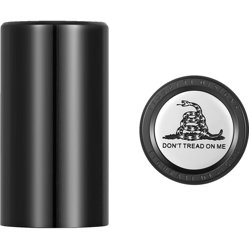 FIGURATI DESIGNS ND DOCKING COVERS BLACK WITH DTOM 25.2X46.5MM FD40-DC-25.2/46.5-BLK