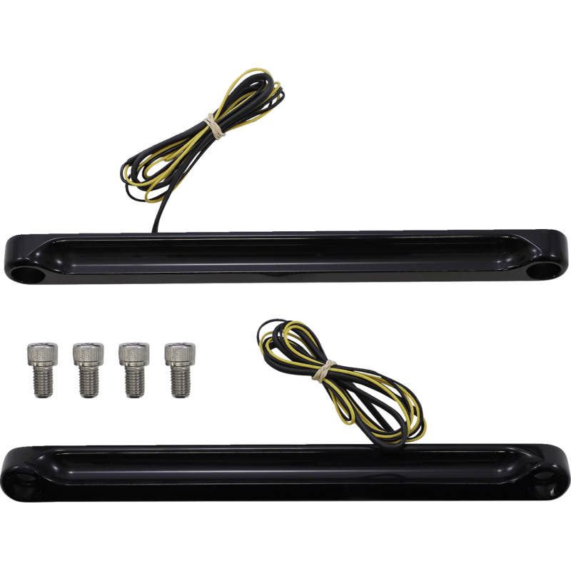 ALLOY ART 90-17 FLSTF FRT LED T/S SMK/AMB BLACK 2020-0483