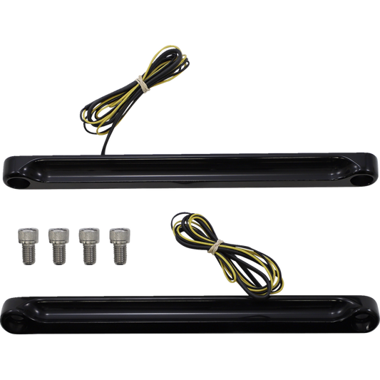 ALLOY ART 90-17 FLSTF FRT LED T/S SMK/AMB BLACK 2020-0483