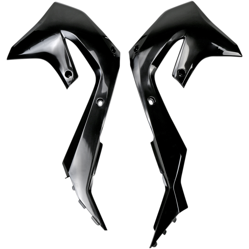 UFO RAD COVERS KX450F BLACK KA04751-001