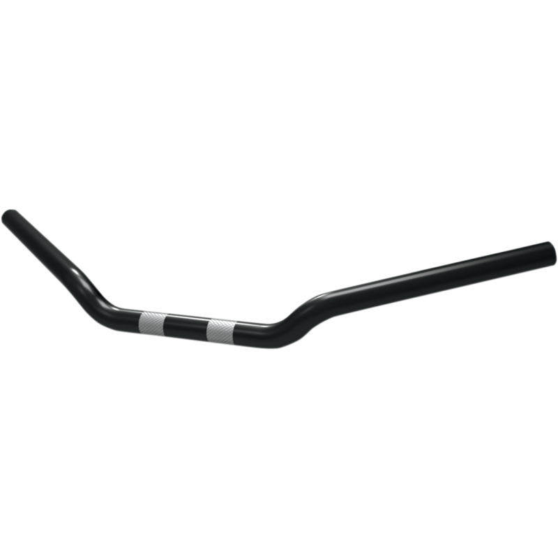 KHROME WERKS 1" DRAG BARS BLK DIMPLED 300801